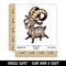 Water Bottle Sticker Set Silly Happy Goat with Big Horns Cute Waterproof Vinyl Stickers Pack Decal, Skateboard, Laptop, Car, Window, Bumper - 5 Pack